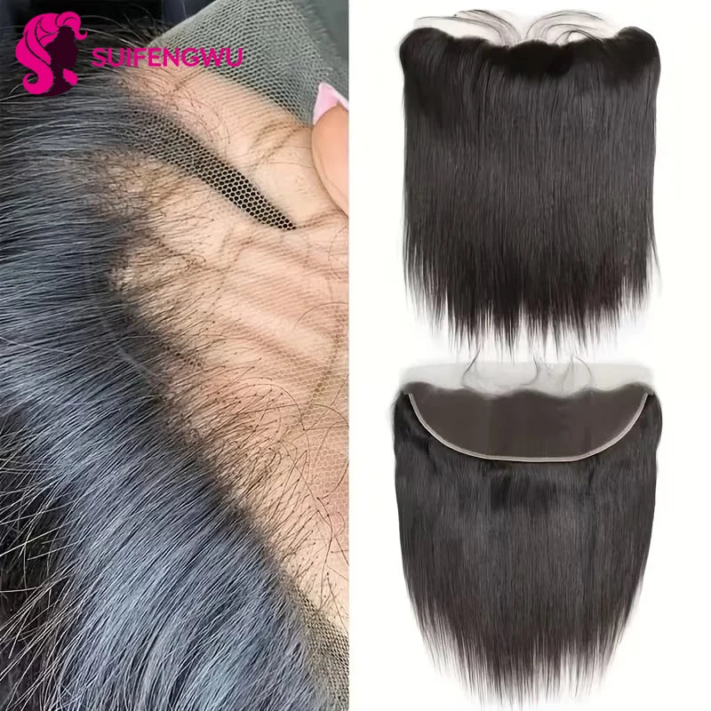 Frontal HD Lace 13x6 & 13x4 – Swiss Lace Transparent, Cheveux Humains Remy 100% | Livraison 2-3j en France