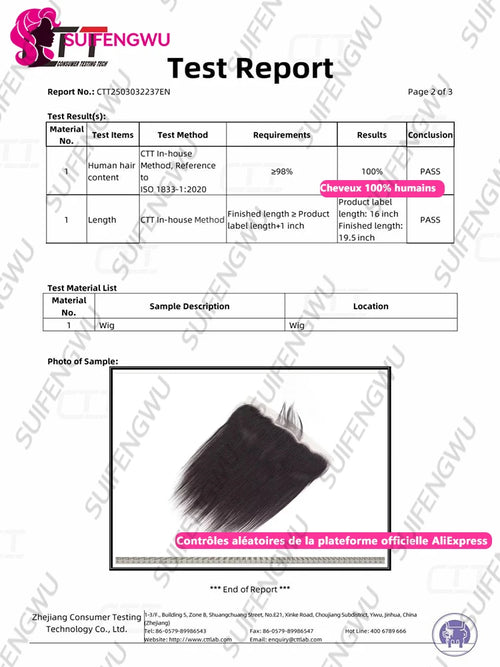 Frontal HD Lace 13x6 & 13x4 – Swiss Lace Transparent, Cheveux Humains Remy 100% | Livraison 2-3j en France