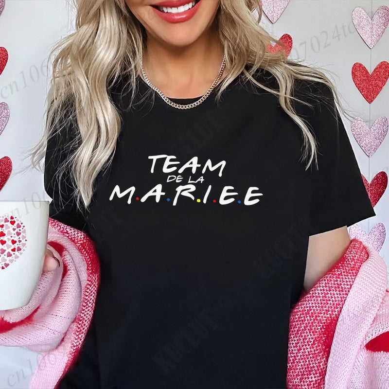 T-shirt Team de la Mariée – EVJF & Enterrement de Vie de Jeune Fille