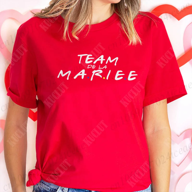 T-shirt Team de la Mariée – EVJF & Enterrement de Vie de Jeune Fille