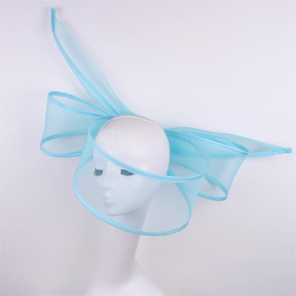 Nouveau  fascinateur mariage pilulier chapeau femmes élégant fascinateur chapeaux pince à cheveux église dames fête casque mode chapeaux