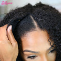 Perruque V Part Silkwave – Cheveux Humains Bouclés Sans Colle