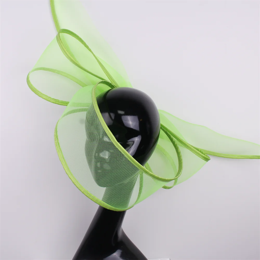 Nouveau  fascinateur mariage pilulier chapeau femmes élégant fascinateur chapeaux pince à cheveux église dames fête casque mode chapeaux