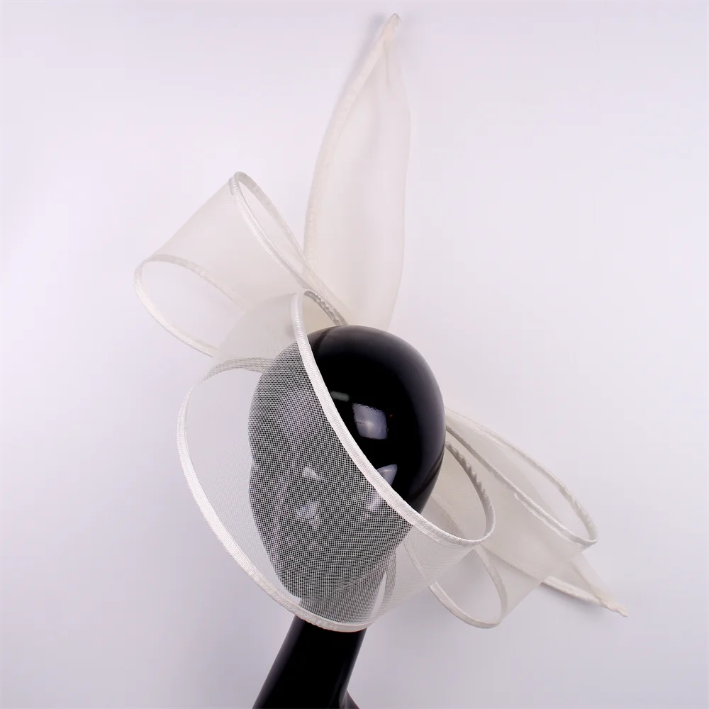 Nouveau  fascinateur mariage pilulier chapeau femmes élégant fascinateur chapeaux pince à cheveux église dames fête casque mode chapeaux