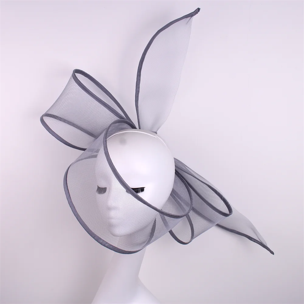 Nouveau  fascinateur mariage pilulier chapeau femmes élégant fascinateur chapeaux pince à cheveux église dames fête casque mode chapeaux