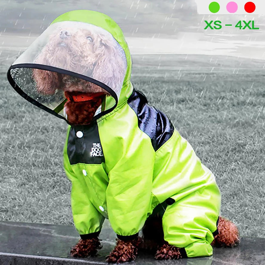 Manteau imperméable pour chien, vêtements pour animaux de compagnie, combinaison imperméable pour chien, vêtements résistants à l'eau pour chiens