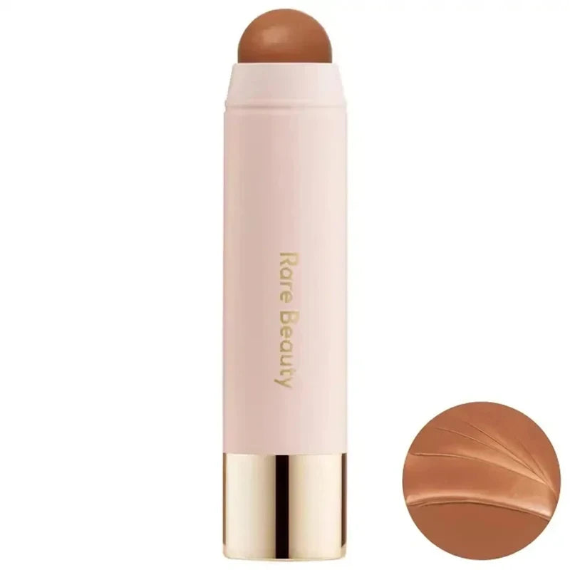 Blush Liquide Satiné & Bâton Contour Bronze Mat – Maquillage Longue Tenue | Ombres Nez & Joues
