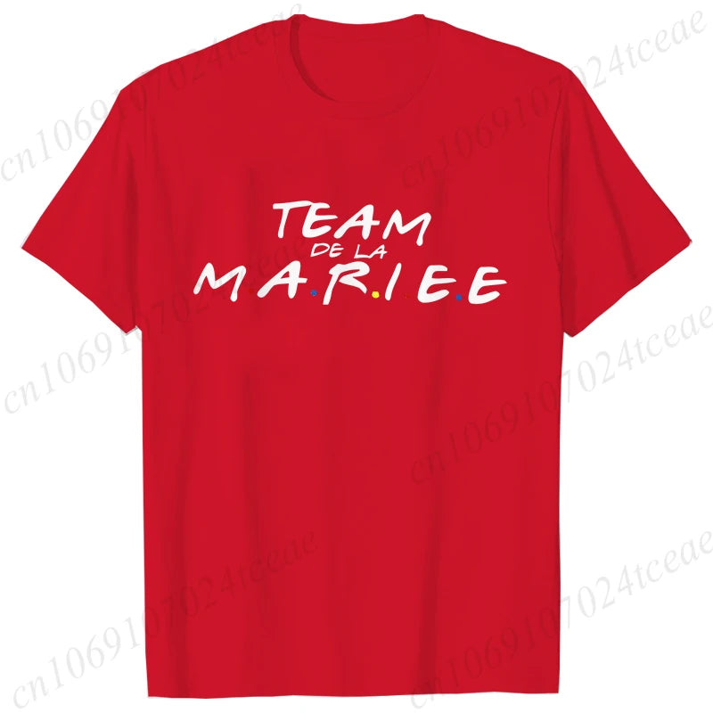 T-shirt Team de la Mariée – EVJF & Enterrement de Vie de Jeune Fille