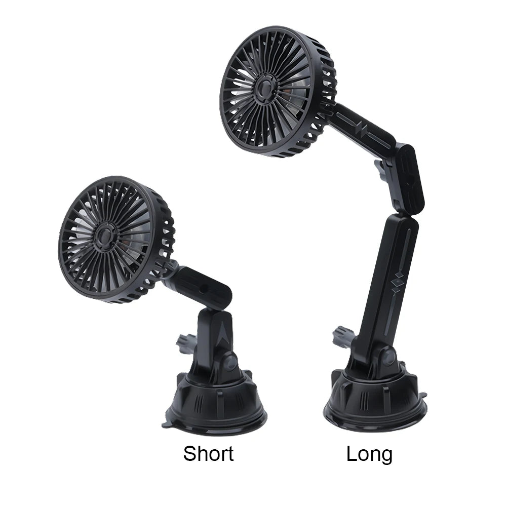 Ventouse ventilateur de voiture électrique 12V 24V ventilateur de refroidissement de voiture rotatif à 360 degrés ventilateur de refroidissement automatique Portable pour camion SUV berline RV Van bateau