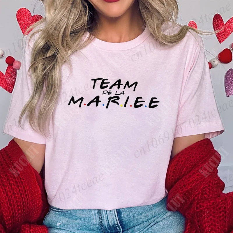 T-shirt Team de la Mariée – EVJF & Enterrement de Vie de Jeune Fille