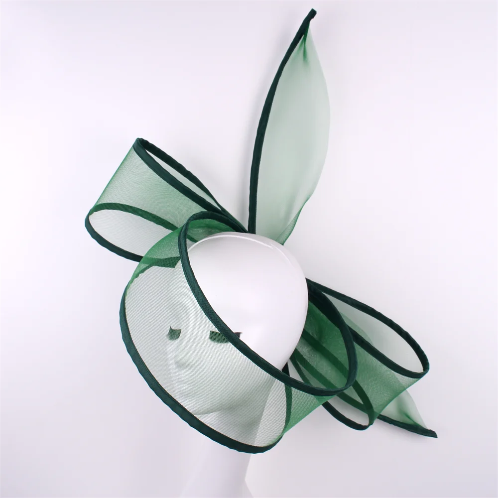 Nouveau  fascinateur mariage pilulier chapeau femmes élégant fascinateur chapeaux pince à cheveux église dames fête casque mode chapeaux