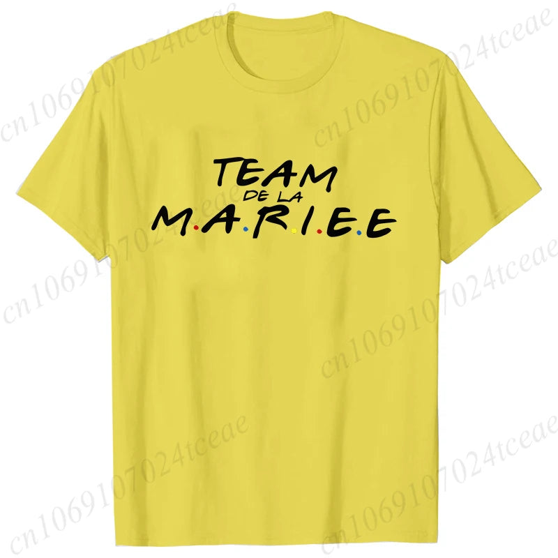 T-shirt Team de la Mariée – EVJF & Enterrement de Vie de Jeune Fille