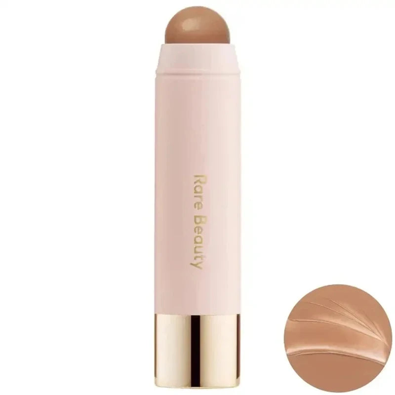Blush Liquide Satiné & Bâton Contour Bronze Mat – Maquillage Longue Tenue | Ombres Nez & Joues