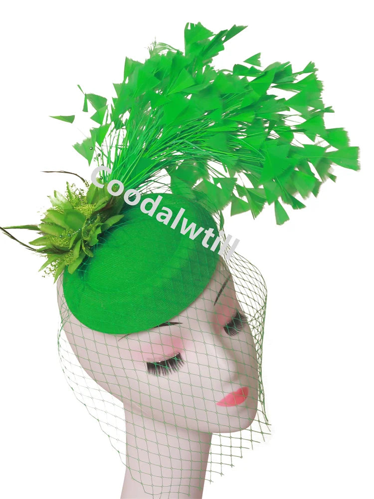Chapeau Fascinateur À Fleurs – Pince à Cheveux Élégante, Kentucky Derby & Fêtes