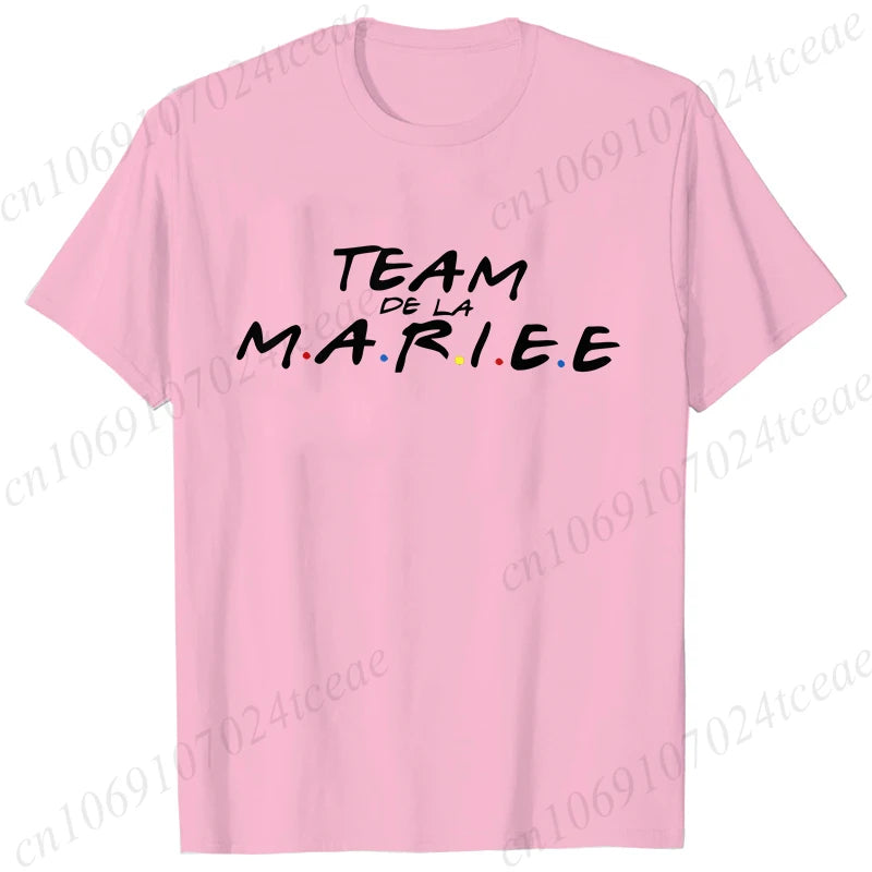 T-shirt Team de la Mariée – EVJF & Enterrement de Vie de Jeune Fille