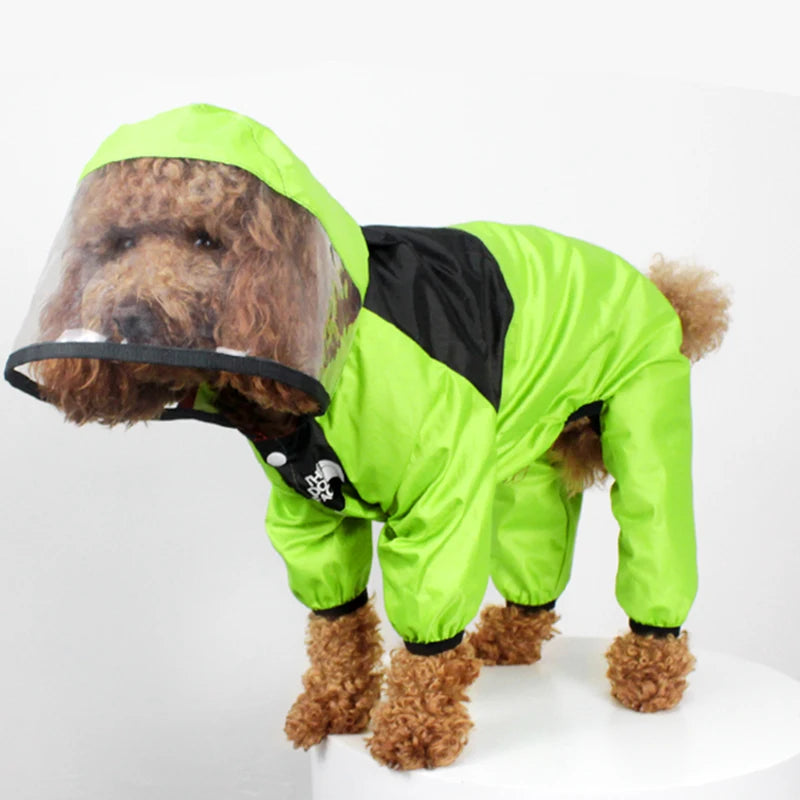 Manteau imperméable pour chien, vêtements pour animaux de compagnie, combinaison imperméable pour chien, vêtements résistants à l'eau pour chiens
