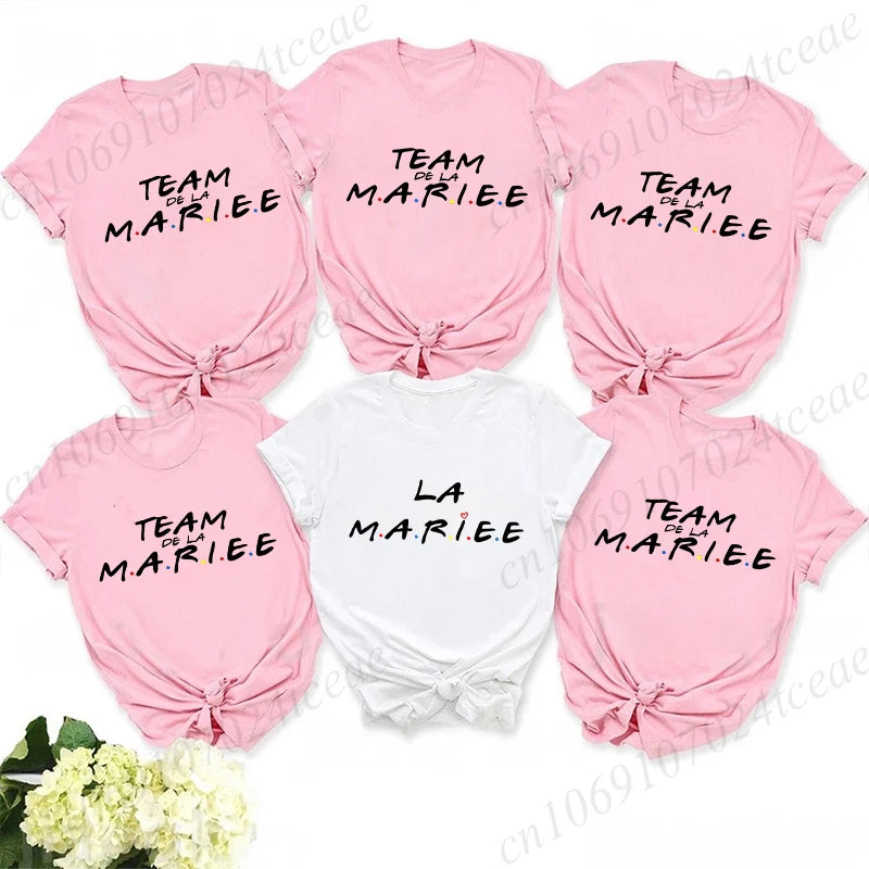 T-shirt Team de la Mariée – EVJF & Enterrement de Vie de Jeune Fille