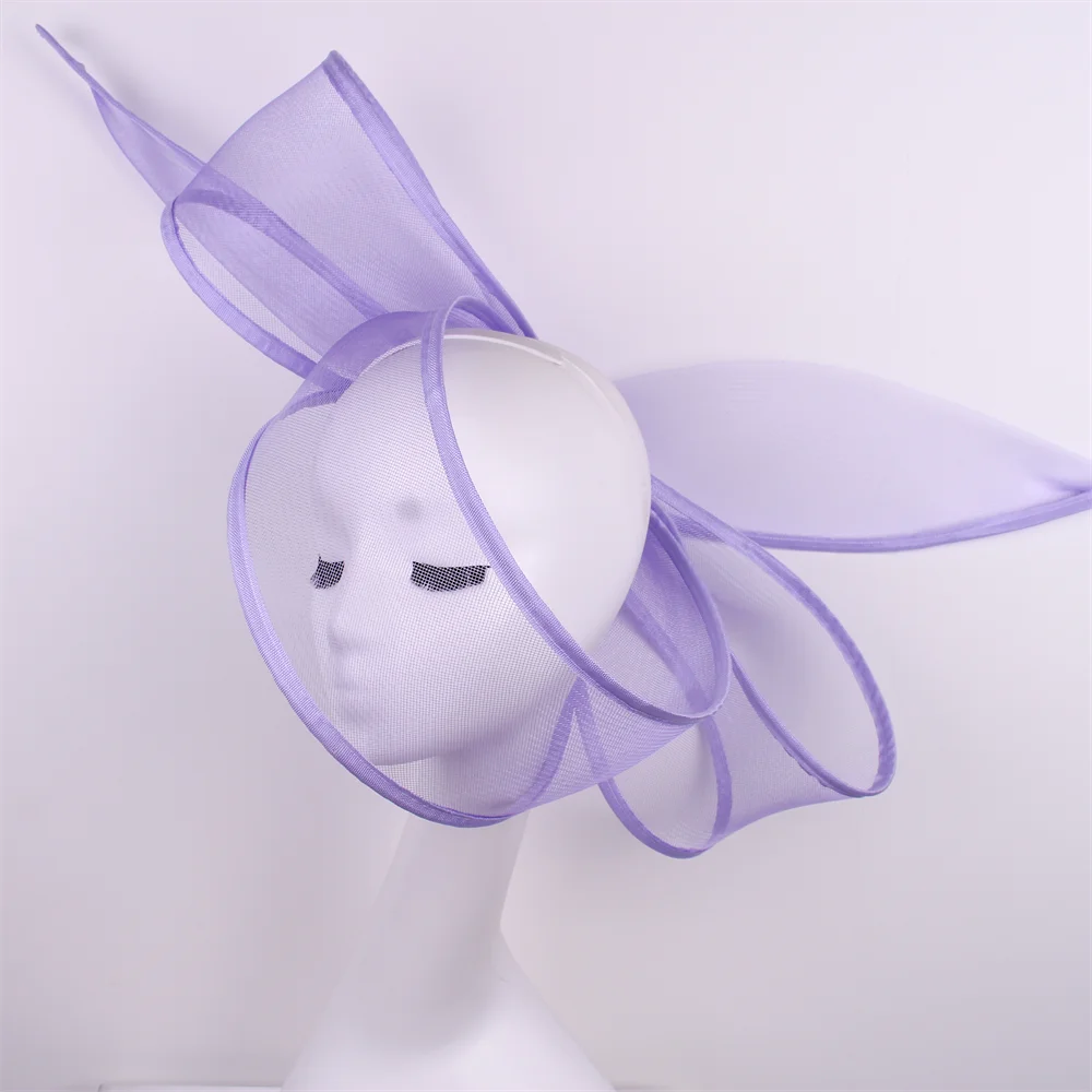 Nouveau  fascinateur mariage pilulier chapeau femmes élégant fascinateur chapeaux pince à cheveux église dames fête casque mode chapeaux