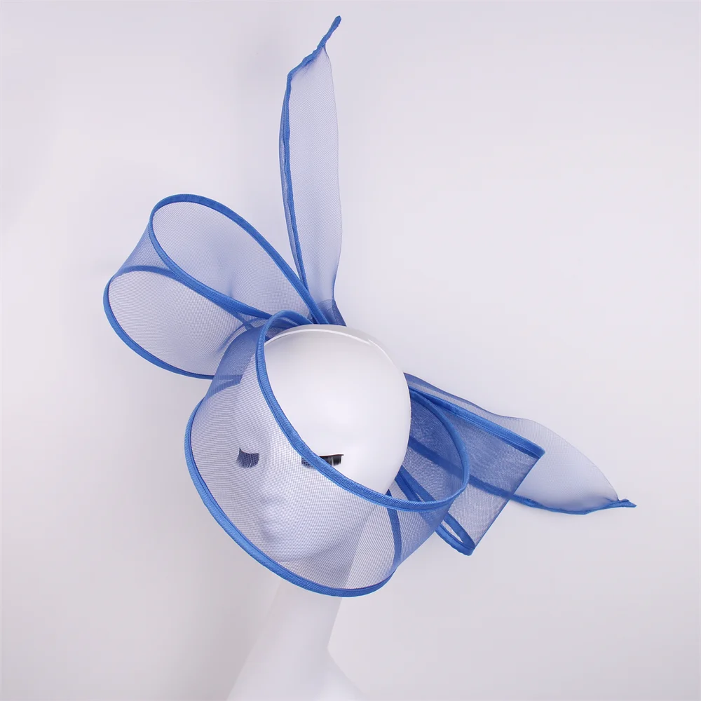 Nouveau  fascinateur mariage pilulier chapeau femmes élégant fascinateur chapeaux pince à cheveux église dames fête casque mode chapeaux
