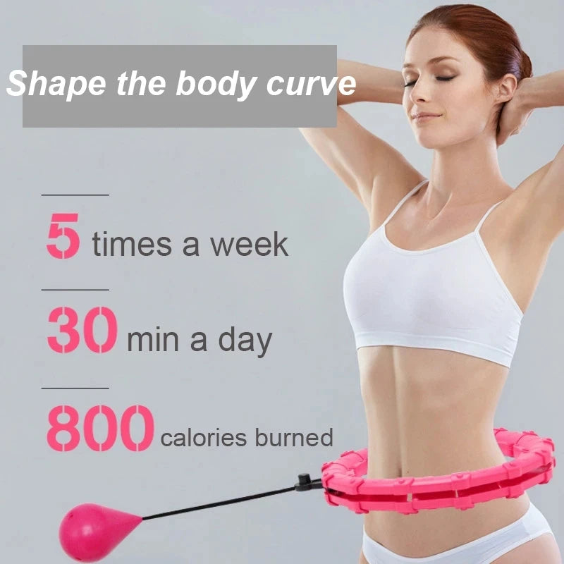 Cerceau de Fitness Intelligent – 21 à 30 Nœuds, Massage & Perte de Poids