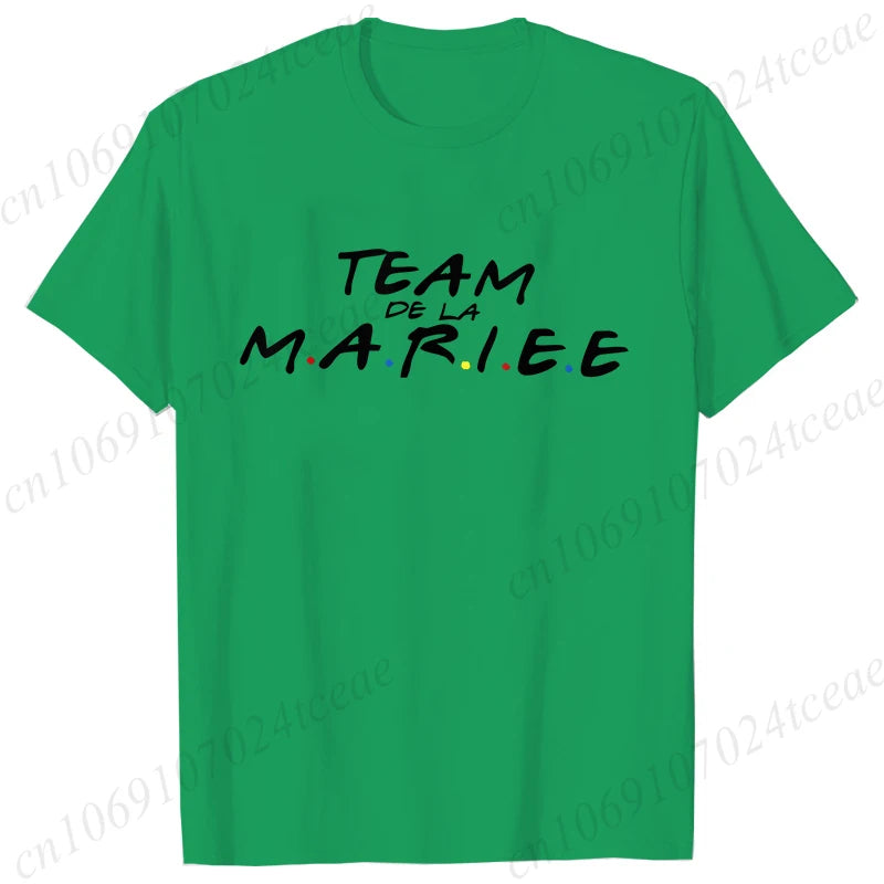 T-shirt Team de la Mariée – EVJF & Enterrement de Vie de Jeune Fille