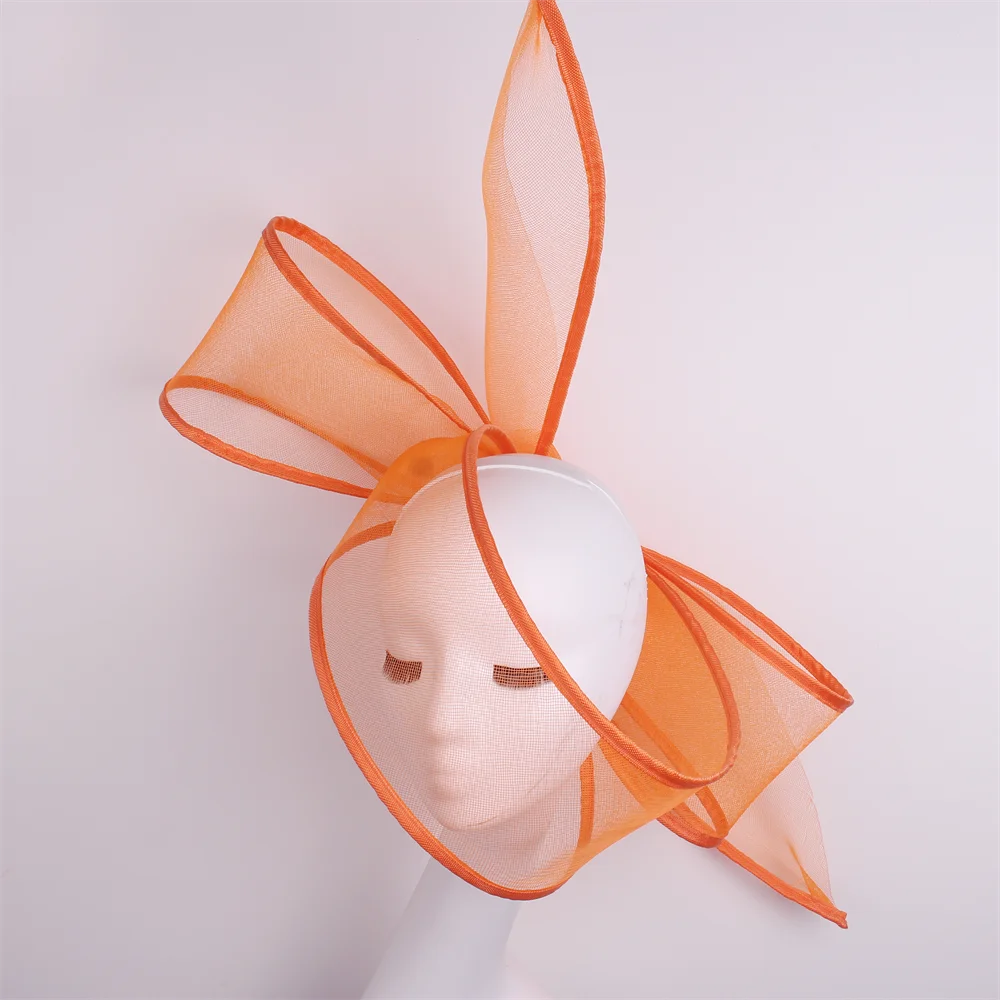Nouveau  fascinateur mariage pilulier chapeau femmes élégant fascinateur chapeaux pince à cheveux église dames fête casque mode chapeaux