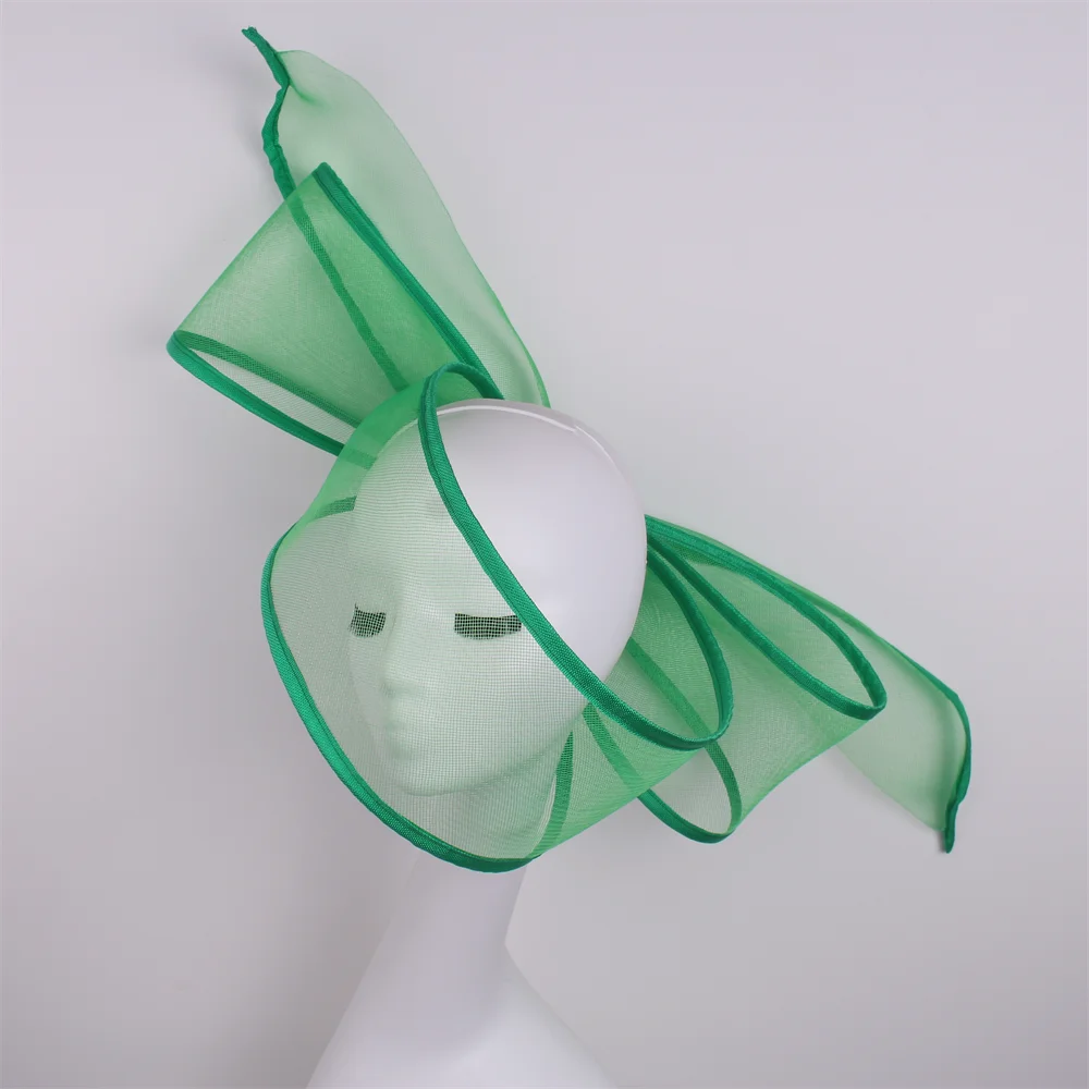 Nouveau  fascinateur mariage pilulier chapeau femmes élégant fascinateur chapeaux pince à cheveux église dames fête casque mode chapeaux